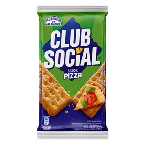 Biscoito Salgado Club Social Pizza Pacote 141g