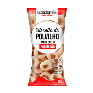 Biscoito de Polvilho Casademãe Queijo Parmesão 90g