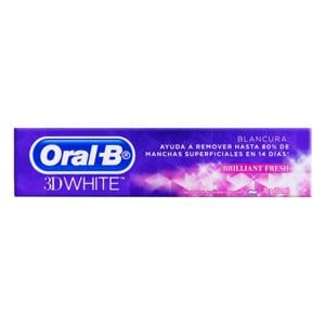 Creme Dental Oral-B 3D White Brilliant Fresh Caixa 70g