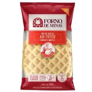 Pão de Queijo Formato Waffle Forno de Minas 200g