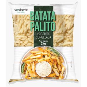 Batata Palito Pré-Frita Congelada CasadeMãe 2Kg