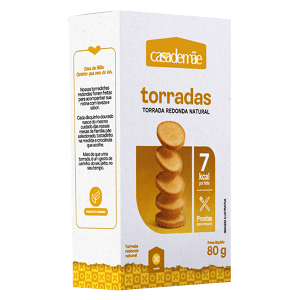 Torrada Melba Tradicional Casademãe 80g