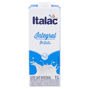 Leite UHT Integral Italac Caixa 1L