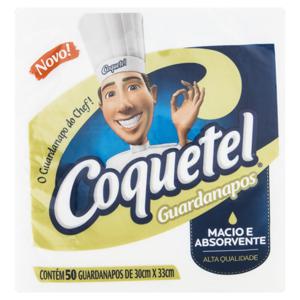 Guardanapo de Papel Coquetel 30cm x 33cm Pacote 50 Unidades