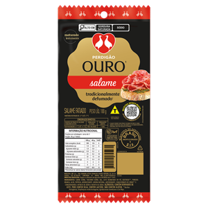 Salame Defumado Fatiado Perdigão Ouro 100g