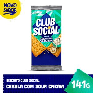 Biscoito Club Social Cebola com Sour Cream 141G