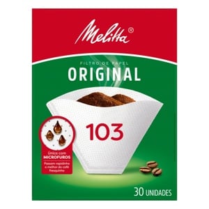 Filtro de Café em Papel Original Melitta 103 Caixa 30 Unidades