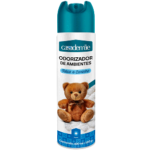Odorizador de Ambiente Casademãe Talco e Carinho 400ml