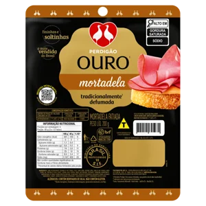 Mortadela Fatiada Defumada Perdigão Ouro 200g