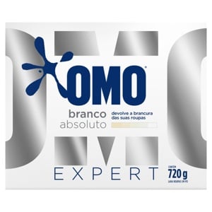Lava-Roupas Pó Roupas Brancas Omo Expert Caixa 720g