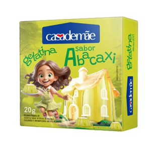 Gelatina Sabor Abacaxi Casademãe 20g