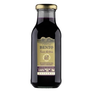 Suco Integral Uva Tinto Casa de Bento Garrafa 295ml