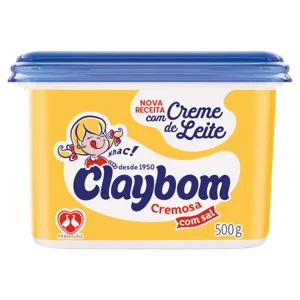 Margarina Cremosa com Sal Claybom Pote 500g