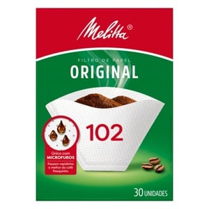 Filtro de Café em Papel Original Melitta 102 Caixa 30 Unidades