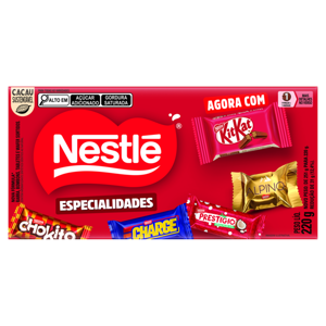 Bombom Sortido Nestlé Especialidades Caixa 220g