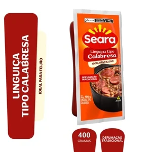 Linguiça Tipo Calabresa Seara 400g 2 Peças