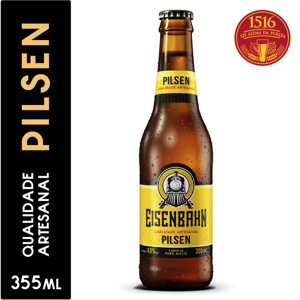 Cerveja Pilsen Puro Malte Eisenbahn Long Neck 355ml