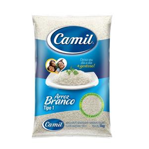 Arroz Branco Tipo 1 Camil Pacote 5kg