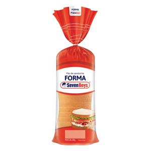 Pão de Forma Tradicional Seven Boys Pacote 450g