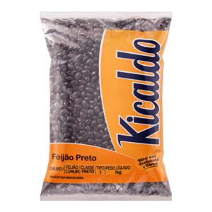 Feijão Preto Tipo 1 Kicaldo Pacote 1Kg