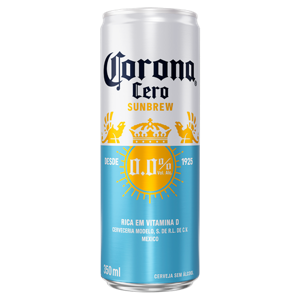 Cerveja Cero Sunbrew Zero Álcool Corona Lata 350ml