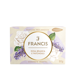 Sabonete em Barra Francis Rosa Branca e Patchouli 90g