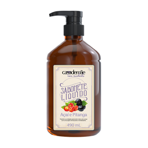 Sabonete Líquido Casademãe Açaí e Pitanga 490ml