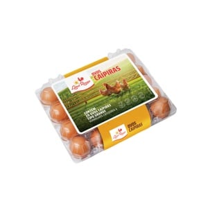 Ovos Caipiras Label Rouge com 20 Unidades