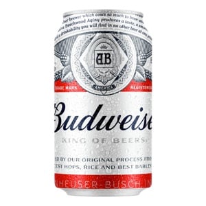 Cerveja Budweiser American Lager Lata 350ml