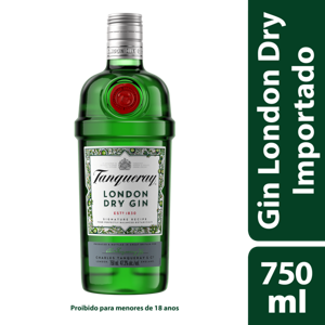 Gin London Dry Tanqueray Garrafa 750ml
